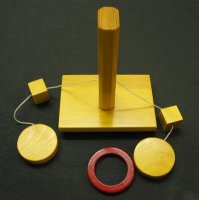 Kniffliges Ringspiel basteln
